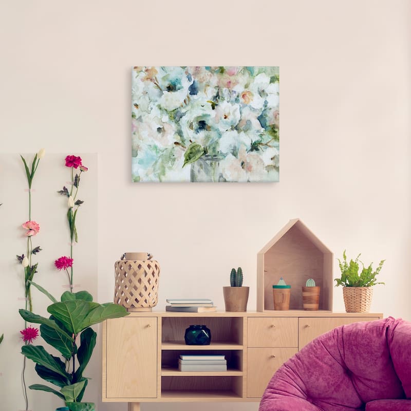 Blooming Softly by Carol Robinson Canvas Art Print