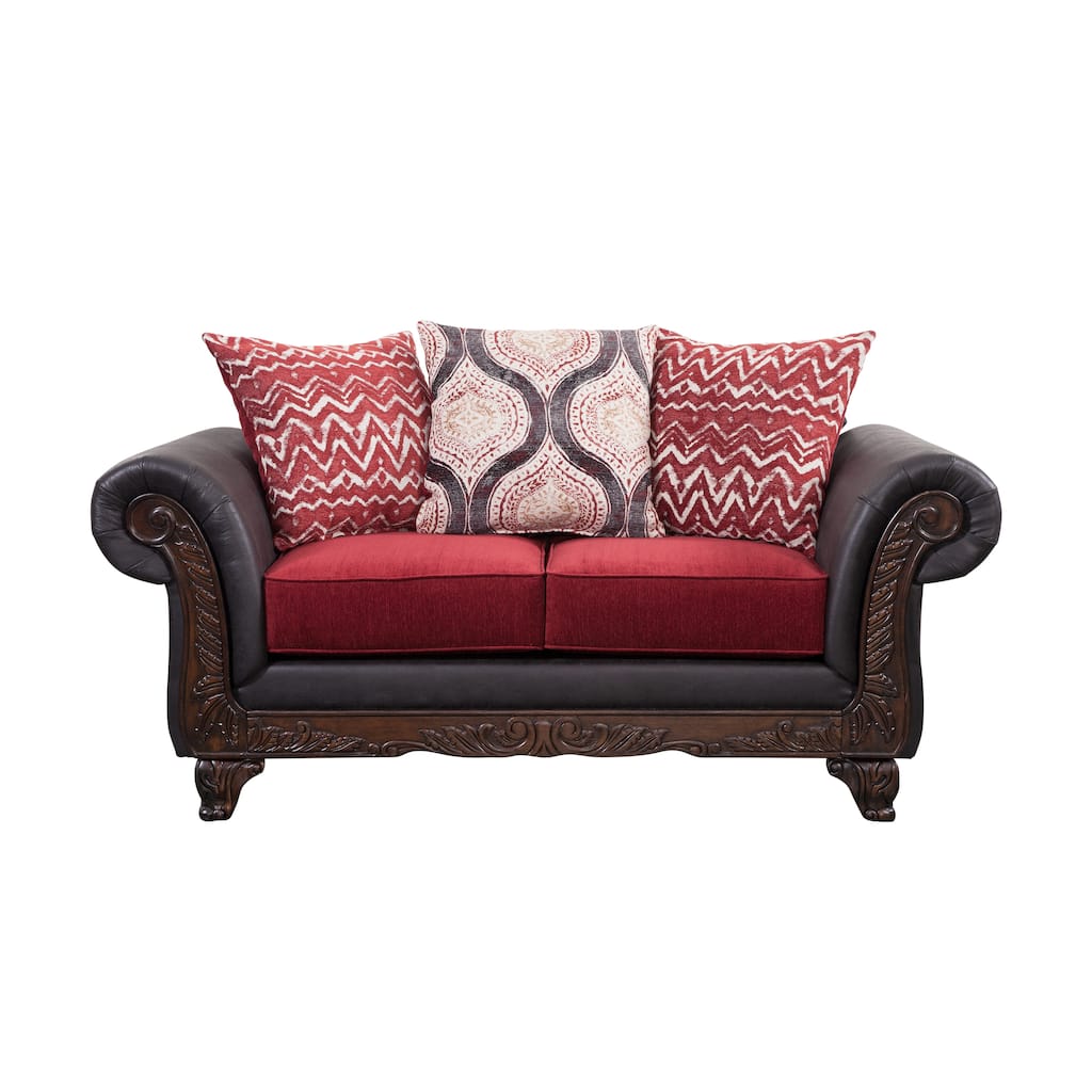 Woodhaven Furniture Prince Loveseat