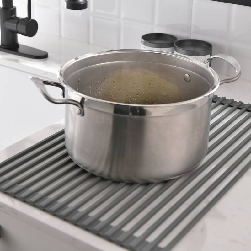 Purifier Kitchen Faucet Drinking Water Faucet With Roll Up Dish Drying Rack, Pull Down Water Filter Kitchen Sink Faucets