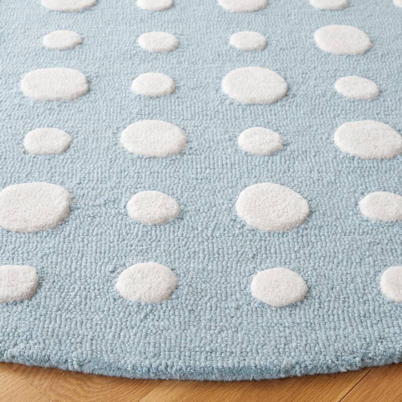 SAFAVIEH Handmade Kids Lexus Dots Wool Rug