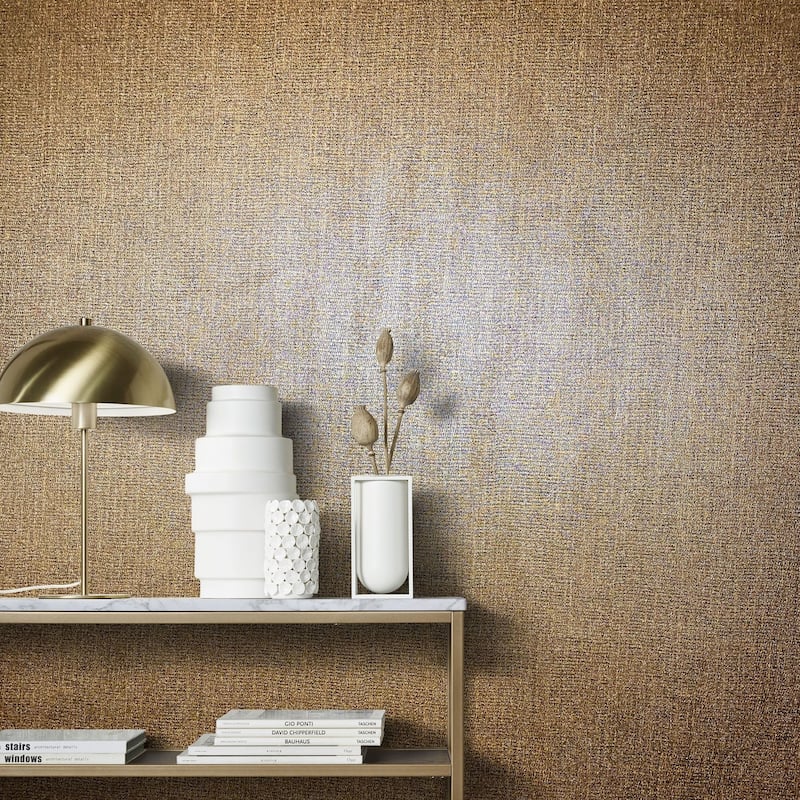 Galerie Wallcoverings Energy Collection Plain Weave Effect Wallpaper Roll