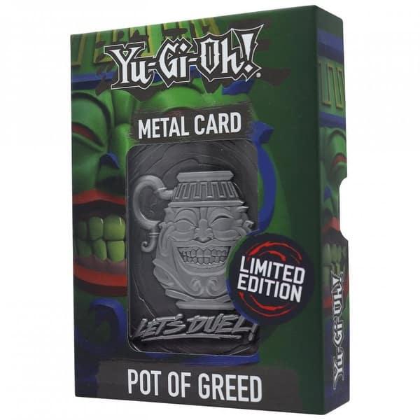 Yugioh Pot of Greed Metal Card - Bed Bath & Beyond - 36494280