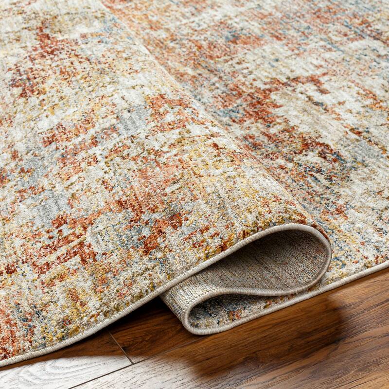 Livabliss Casual Mona Lisa Abstract Area Rug