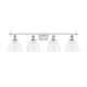 Option White and Polished Chrome / Clear