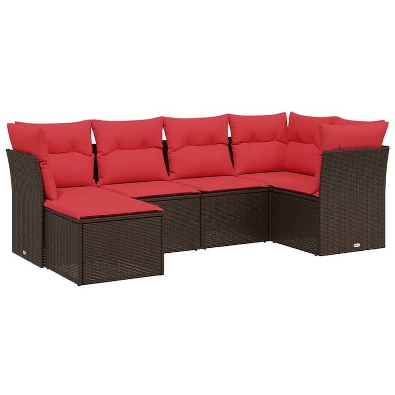 Modular Garden Sofa Set with Cushions