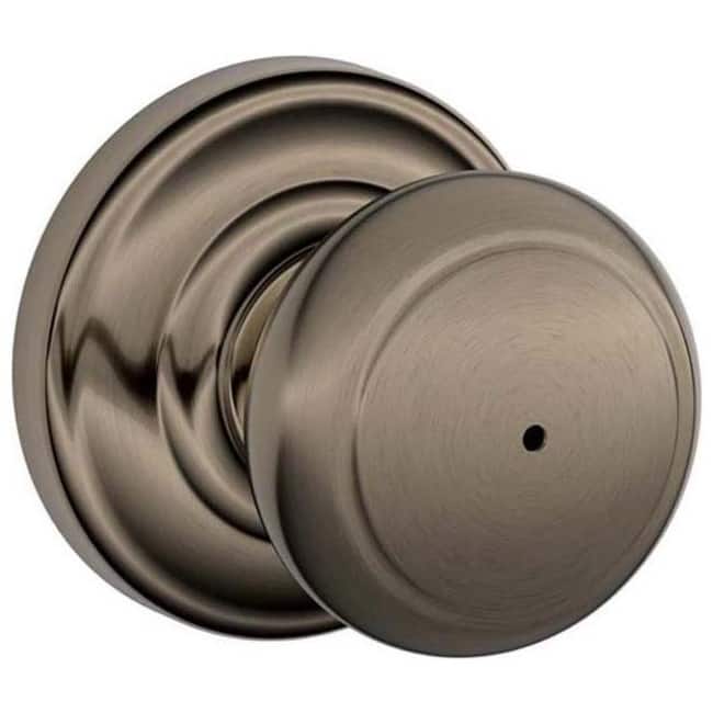 Schlage Andover Privacy Door Knob Set with Decorative Andover Trim