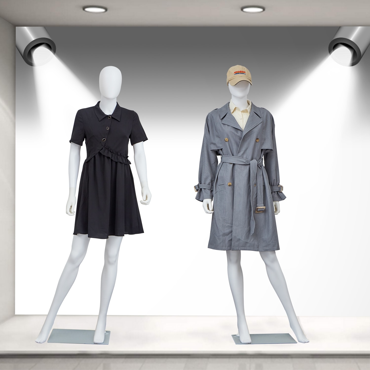 70'' Female Mannequin Dress Clothing Display Manikin Torso Stand Realistic  Full Body Mannequin for Retail Clothing Shops,White - Bed Bath \u0026 Beyond -  35696063, image size:1500x1500
