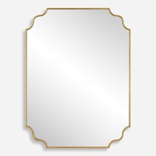 Uttermost Lennyn Gold Vanity Mirror - 40'' H X 30'' W X 0.75'' D
