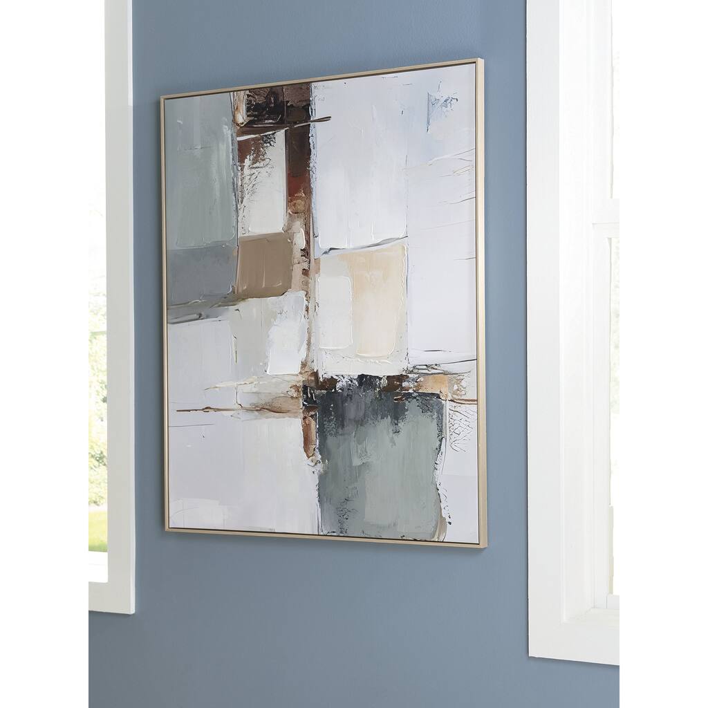 Signature Design by Ashley Trailport Gray/Brown Wall Art