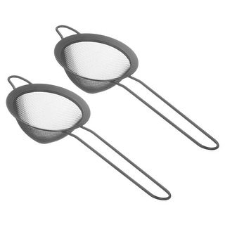 2pcs Fine Mesh Strainer Stainless Steel Cocktail Strainer - 1 inch