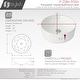 preview thumbnail 5 of 21, STYLISH 16 inch Round Vessel Porcelain Bathroom Sink - 16" x 16 x 5 1/2"