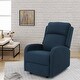 preview thumbnail 11 of 9, Alouette Rocking Recliner by Christopher Knight Home navy blue + black