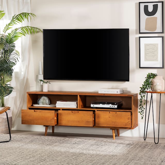 Carson Carrington Alby 58inch Midcentury TV Console Overstock