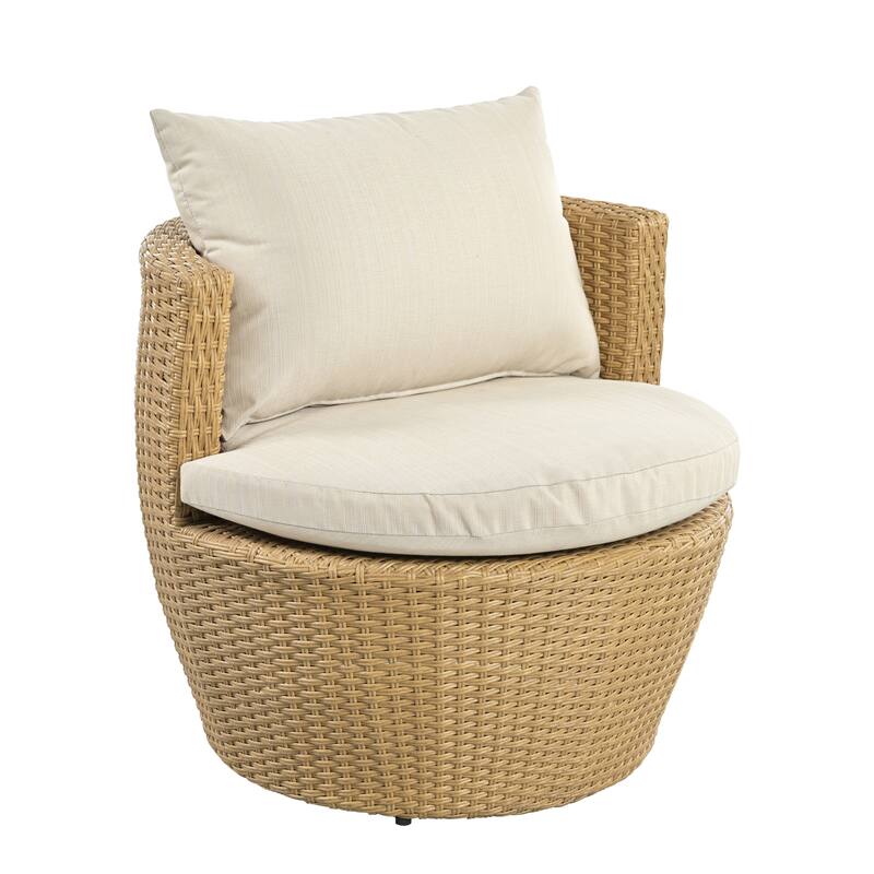 Kono 3-piece Wicker Chat Set by Christopher Knight Home