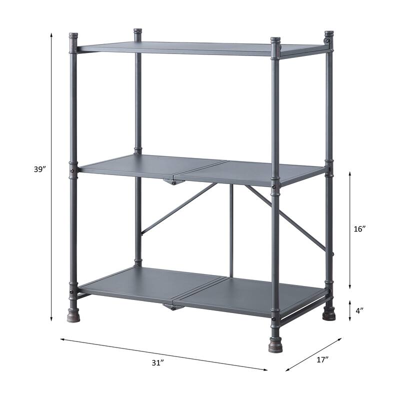Dark Bronze Hand-Brushed Finish Console Table - Black,Bronze