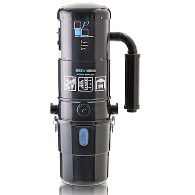Prolux CV12000 Black Central Vacuum Cleaner Power Unit with Powerful 2 Stage Motor and HEPA Filtration