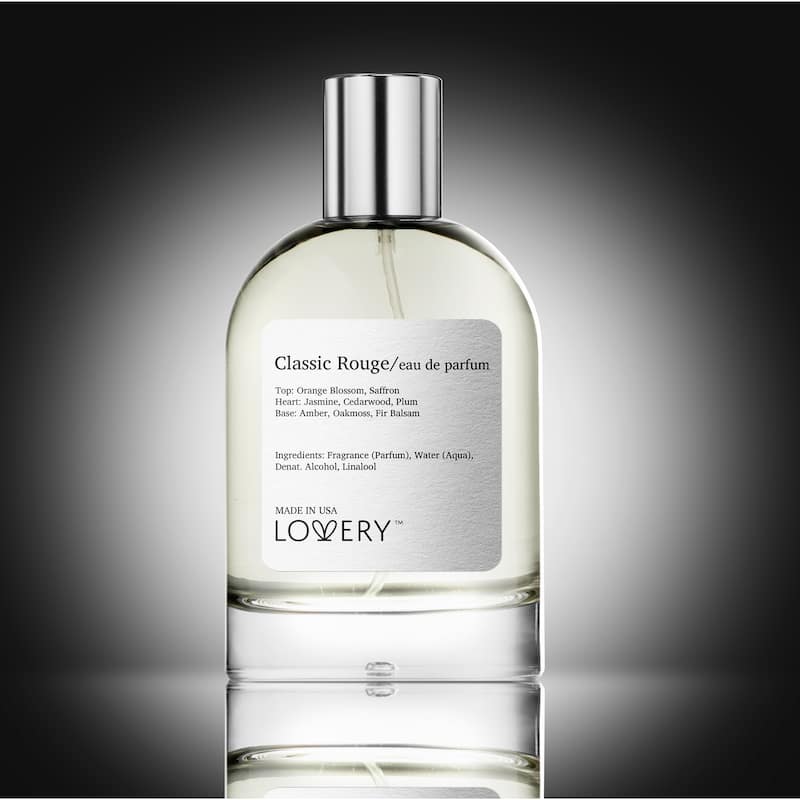 Lovery Classic Rouge Eau de Parfum, Made in USA, 3.4 oz - 3.4 oz