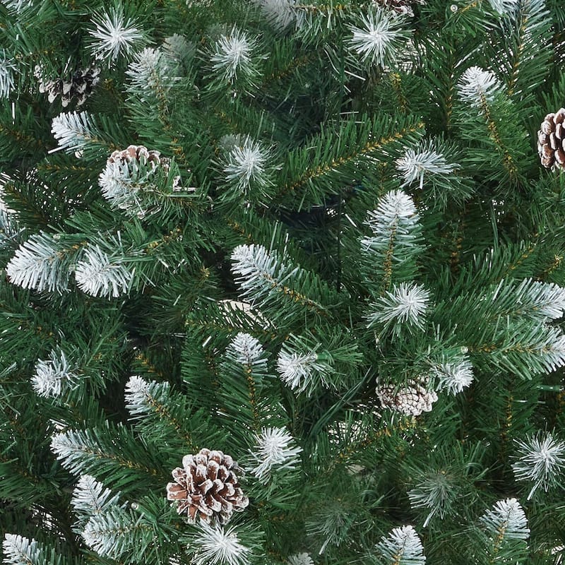 Pre-lit Pencil Christmas Tree, Xmas Tree for Room, Bedroom, Apartment - N/A
