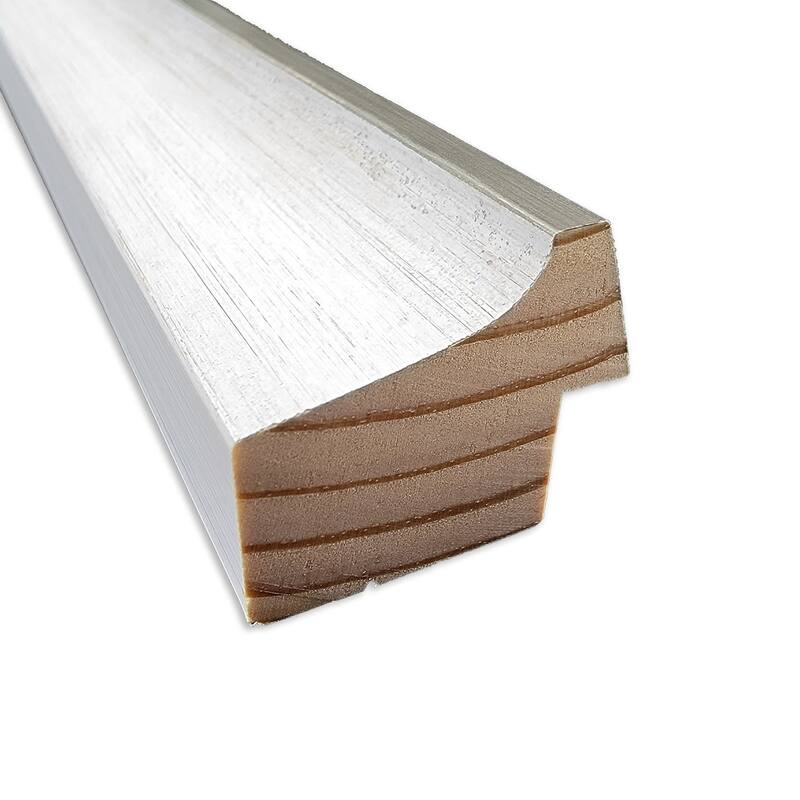 Morgan Wood Framed Grey Corkboard Bulletin Board