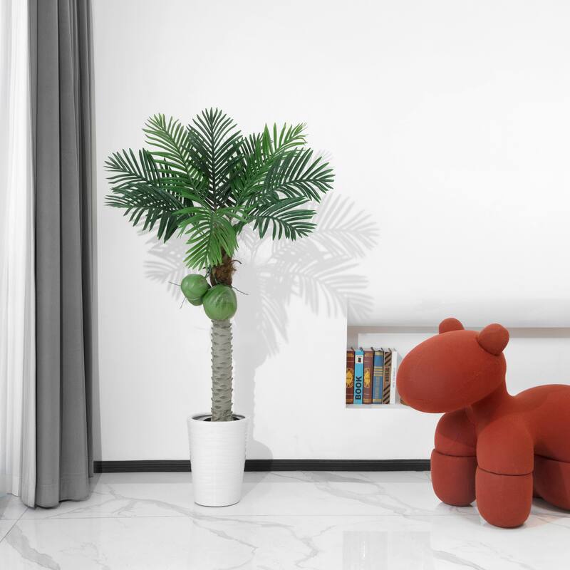 10ft Tall Artificial Phoenix Palm Tree Tropical Fake Tree