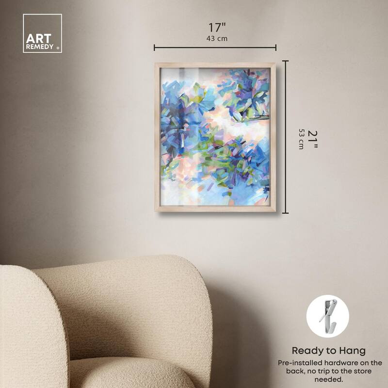 Blue Botanicals Shadowbox by Art Remedy