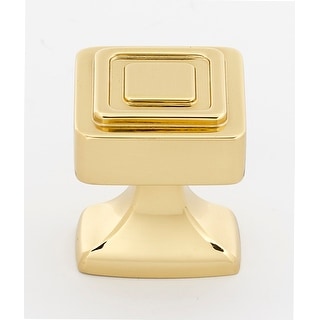 Alno Cube 1-1/4 Inch Square Transitional Cabinet Knob