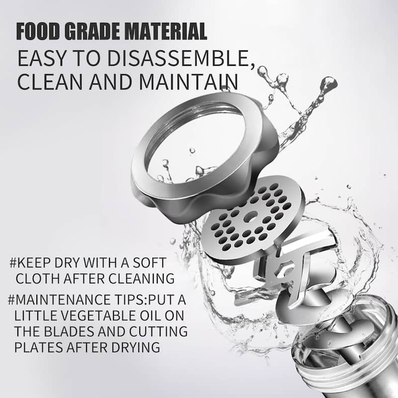 Anmytek Heavy Duty Stainless Steel Electric Meat Grinder with Sausage Stuffer 570 Watt - 13.38 in×11.61 in×7.08 in