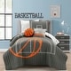 preview thumbnail 35 of 40, Lush Decor Basketball Game Quilt Set Twin - Charcoal