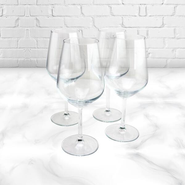 Shop Pasabahce Allegra 4 Piece 16 25 Oz Red Wine Glass Set Overstock 31996268