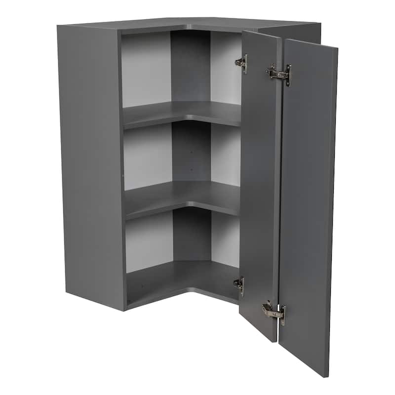 24" x 30" Wall Easy Reach-Double Door-Grey - 24 x 30 x 12