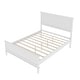 preview thumbnail 19 of 21, Rustic Wood Platform Bed with Headboard Footboard and Support Slats