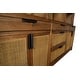 preview thumbnail 6 of 7, Furniture Classics Pine Cane DeWitt Display Storage Cabinet