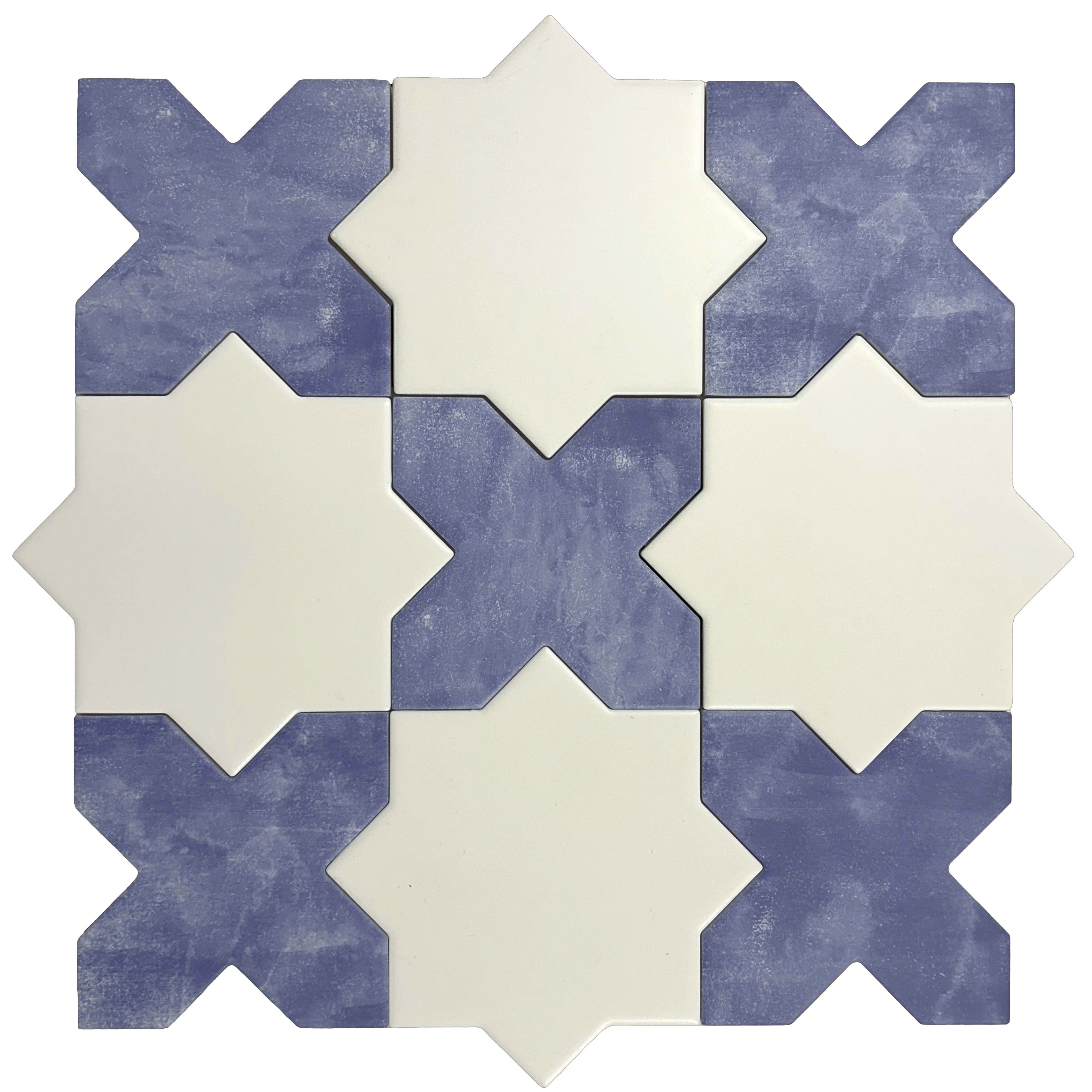 Option Cornflower Blue, White