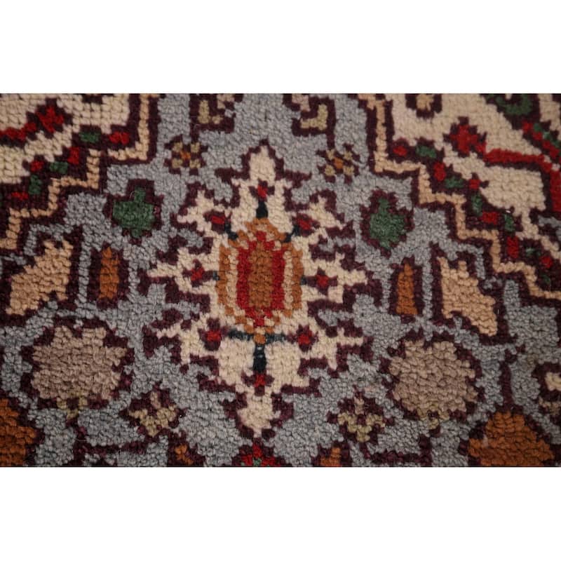 Heriz Serapi Indian Accent Rug Handmade Wool Carpet - 3'2"x 5'0"
