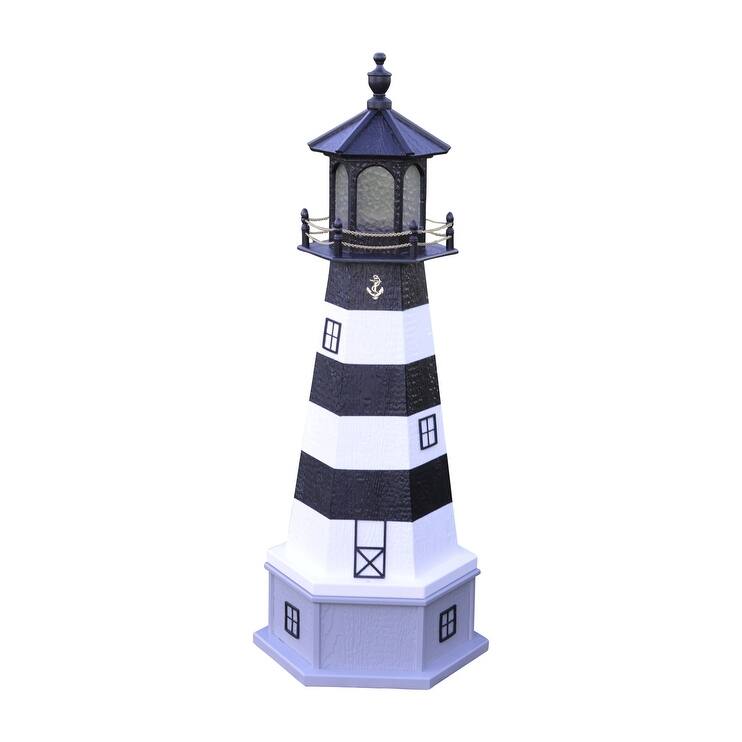 Replica Lighthouse with Base - 5' - Bodie Island, North Carolina