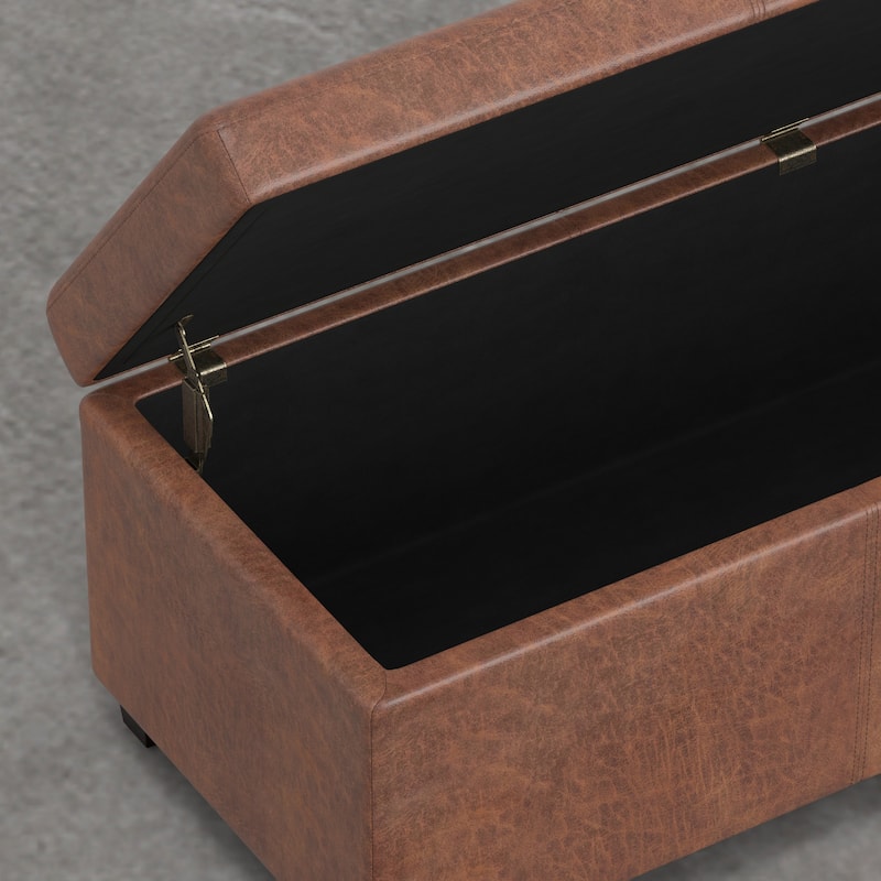 Lincoln Extra Large Storage Ottoman Bench