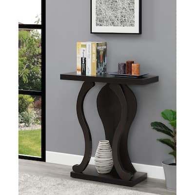 Copper Grove Helena Wave Console Table with Shelf