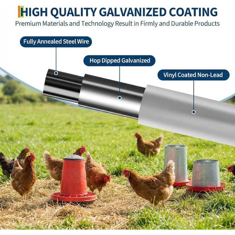 Galvanized Wire Fencing, for Bird Gopher Rabbit Snake