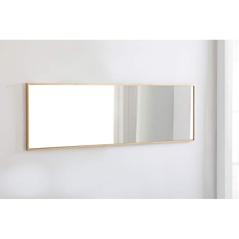 Strick & Bolton Posey Metal Rectangle Wall Mirror