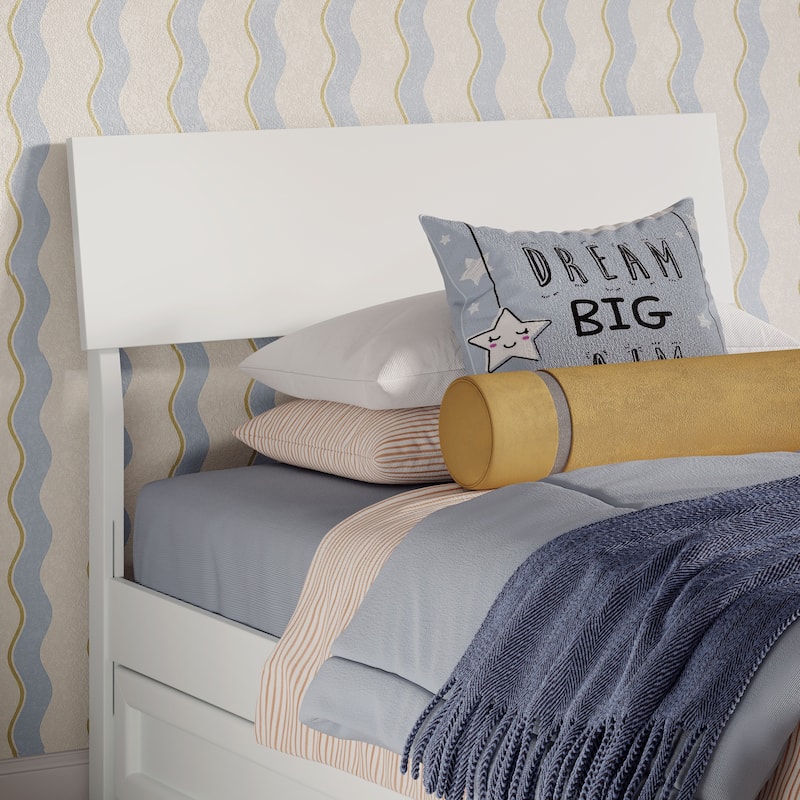 Norla Wood Platform Bed with Trundle