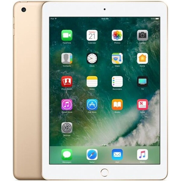 Apple 9.7" iPad (2017, 128GB, Wi-Fi Only, Gold)