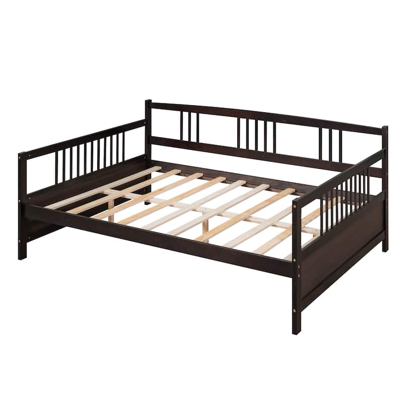 Full Size Wood Open-slat Design Daybed
