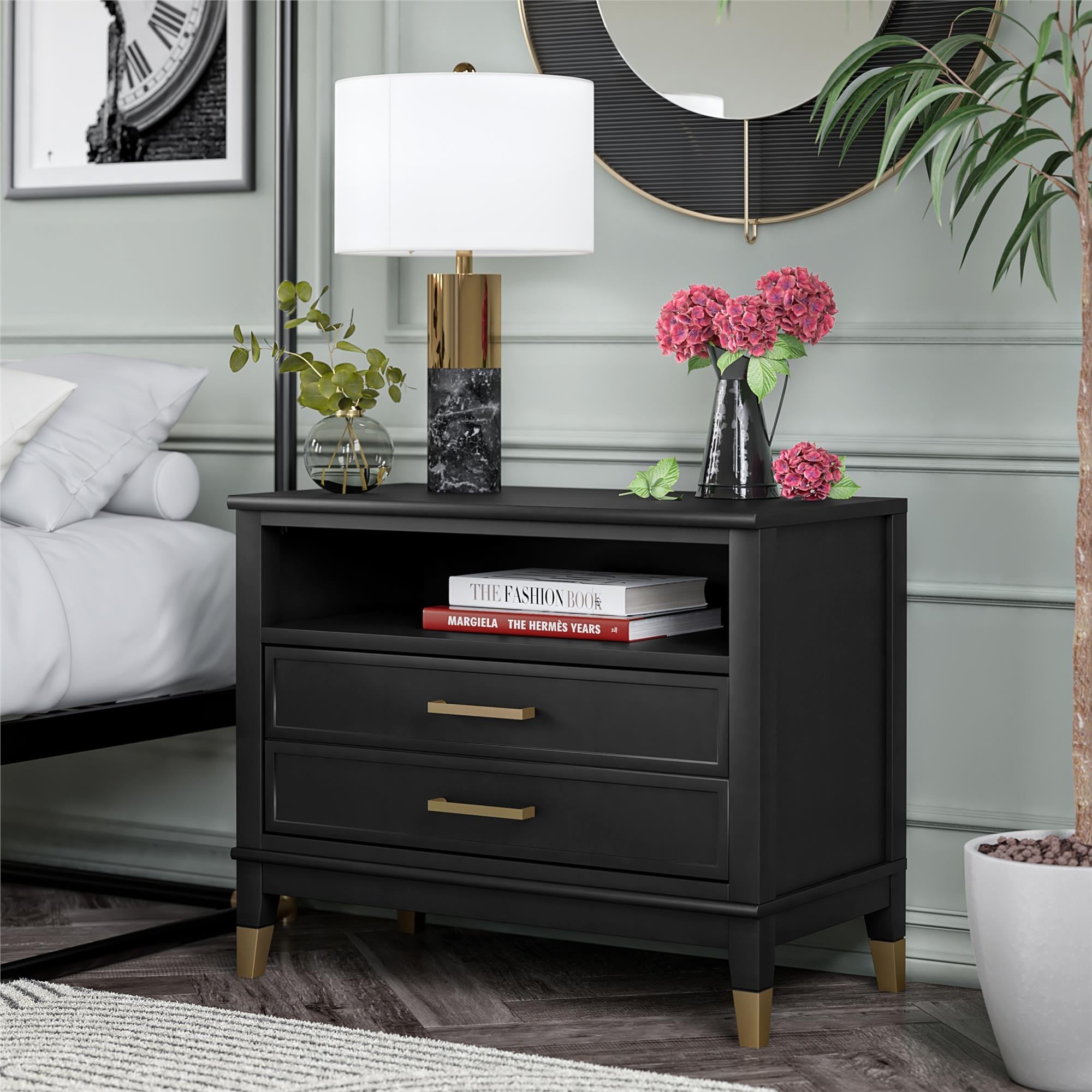 CosmoLiving by Cosmopolitan Westerleigh Wide Nightstand Bed Bath