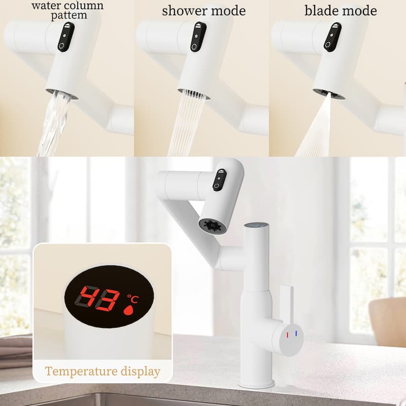 Topcraft Stainless Steel Bathroom Sink Faucet
