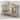 60" Mirrored reflection Andrea hall console cabinet - 60" Inch
