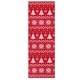 preview thumbnail 13 of 22, Garvee Christmas Area Rug Snowflake and Xmas Tree Pattern Rug