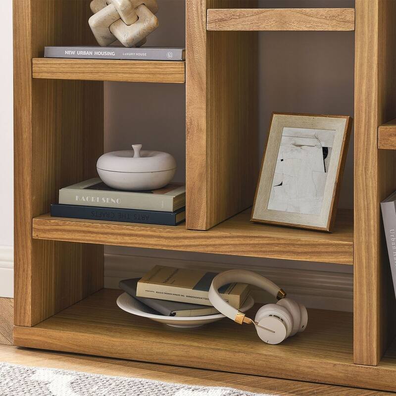 Bookcase, Freestanding Bookshelf with Open Shelves