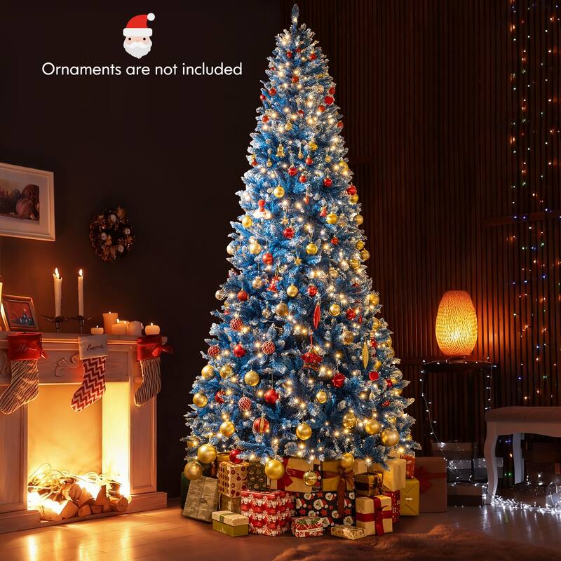 Costway 6/7/8/9 FT Artificial Christmas Tree, with 270/340/420/520 - See Details
