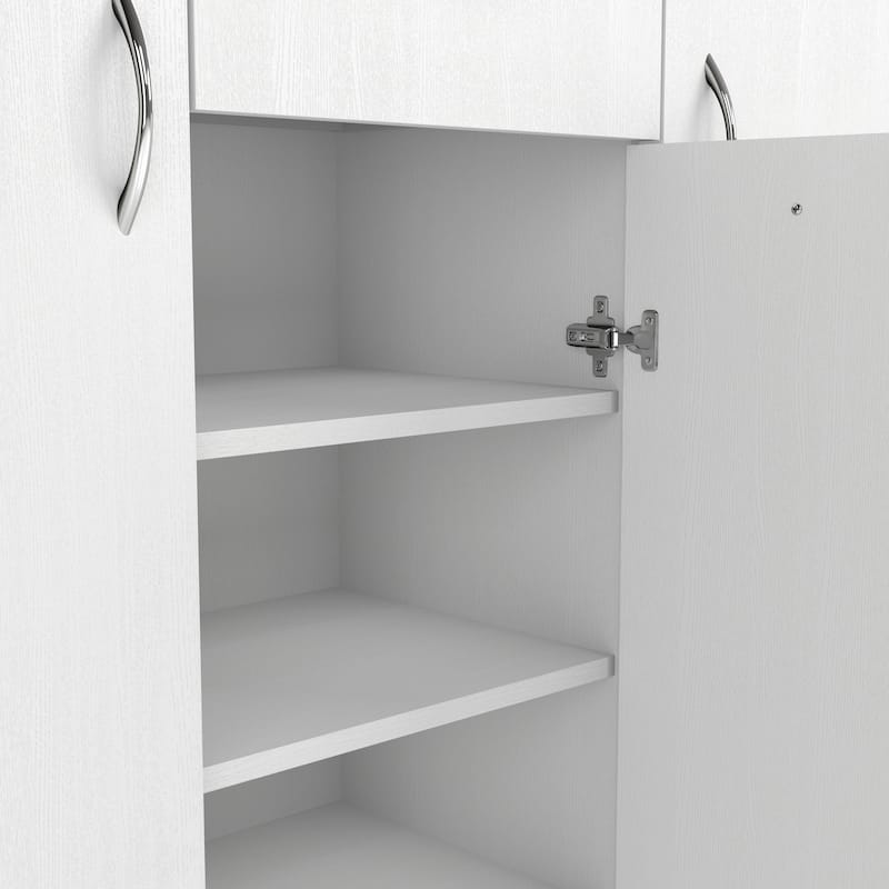Ekko Contemporary 10-Shelf Shoe Cabinet with 1-Drawer by Furniture of America