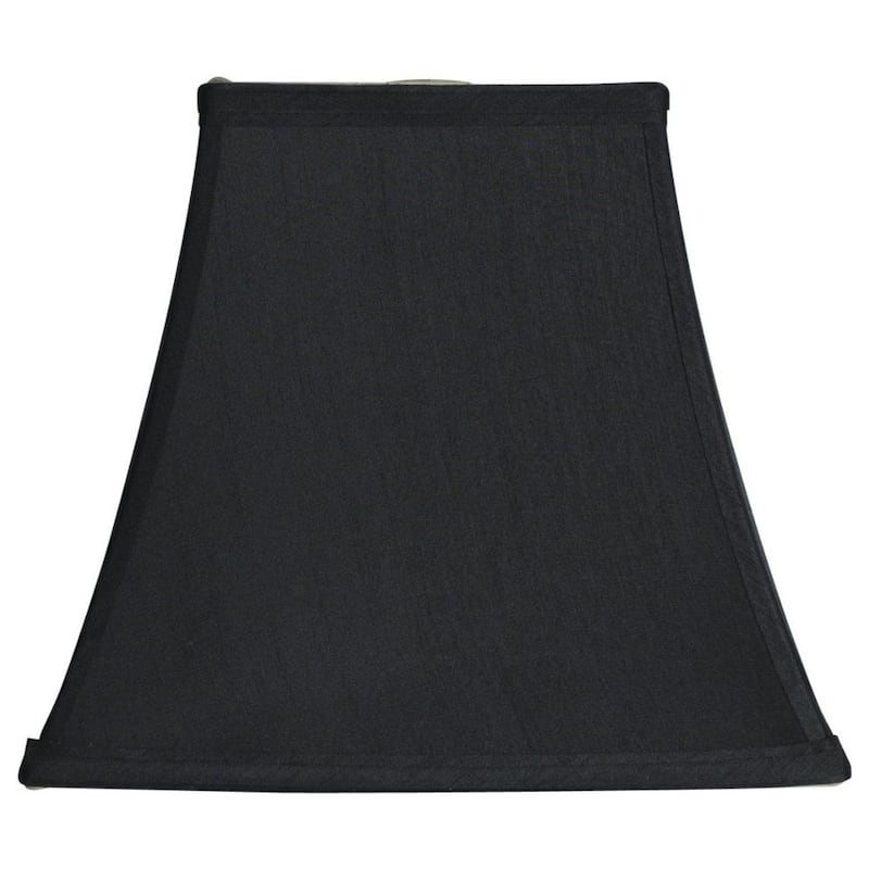 Silk Square Cut Lampshade, 5.25 inch Top, 9 inch Bottom, 8 inch Slant